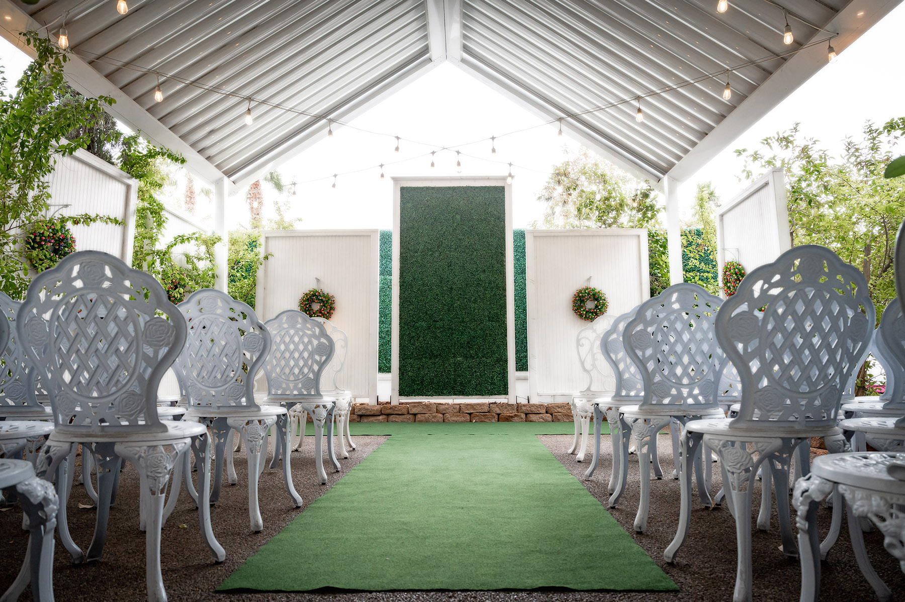 Bell Garden open air wedding venue