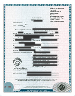 Marriage Certificate