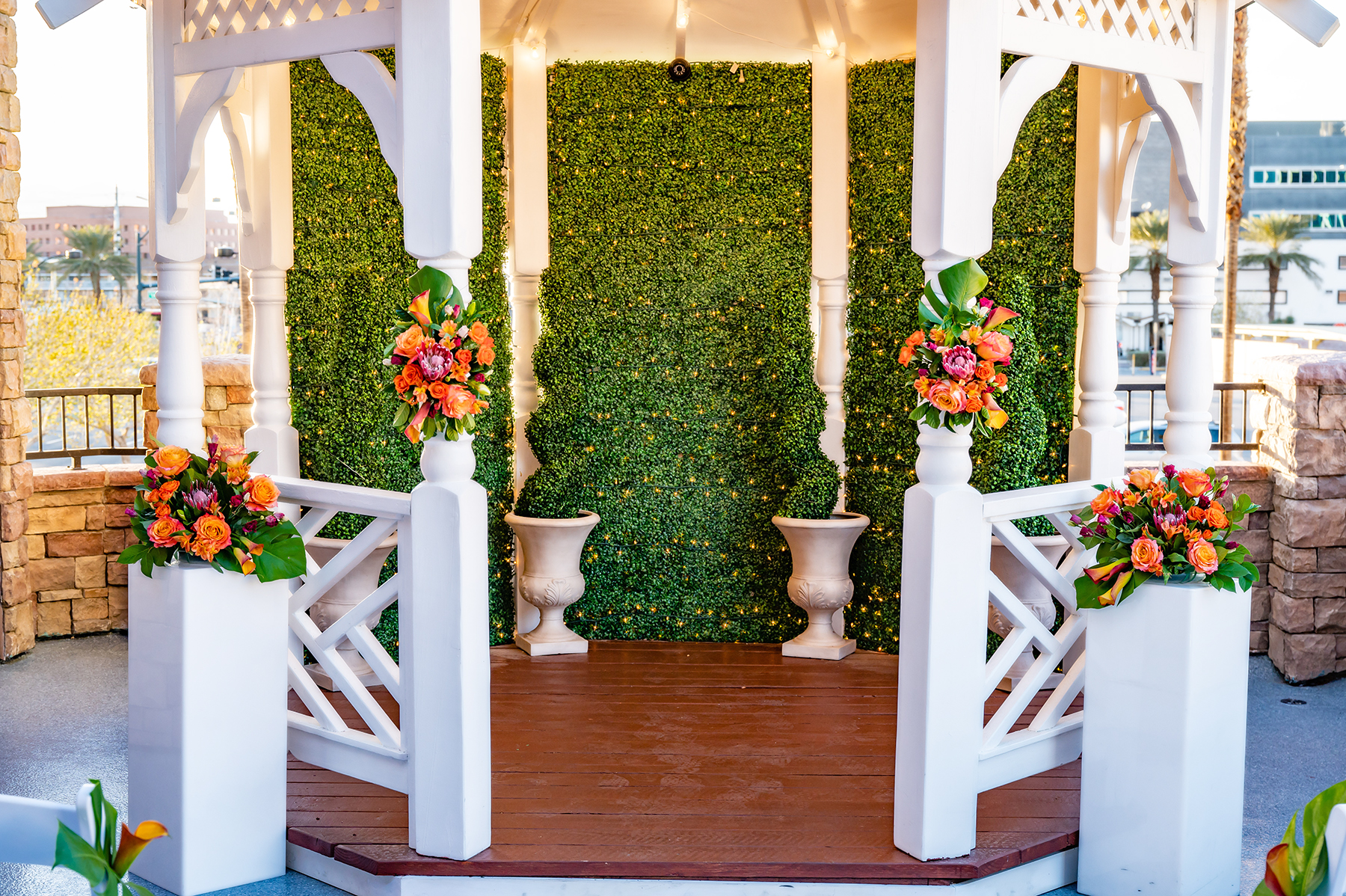 The Terrace Gazebo Up Close