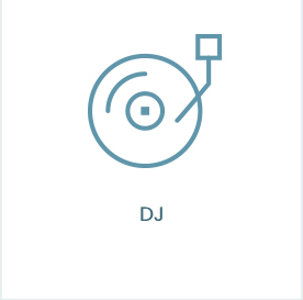 You package includes a live DJ so you can fully enjoy your wedding day