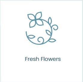 Fres wedding flowers can be included in you reception package in Las Vegas