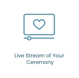 You have the option of live streaming you Las Vegas wedding for the guests that could not make it