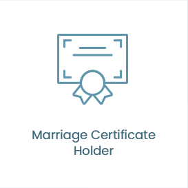 You will get a Las Vegas marriage certificate holder & 5x7 print