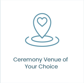 Your reception package includes the Las Vegas wedding venues of your choice